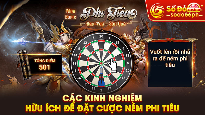 các kinh nghiệm hưu ích để đặt cược ném phi tiêu