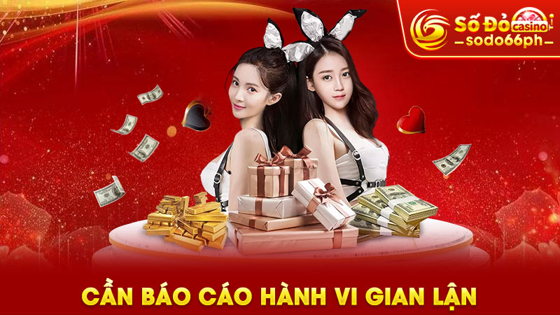 cần báo cáo hành vi gian lận