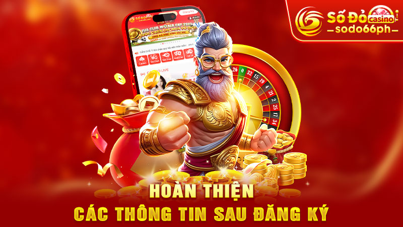 hoàn thiện các thông tin sau đăng ký
