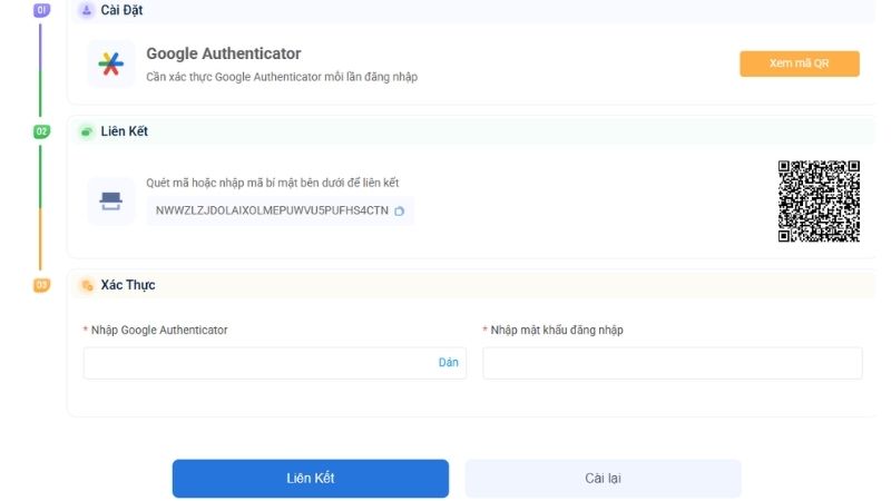 kích hoạt bảo mật 2fa sodo66