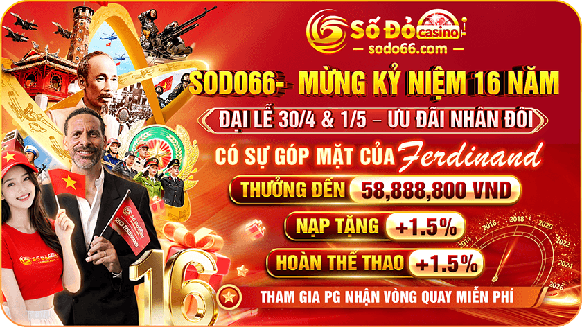 sodo66 - mưng 16 năm kỹ niệm